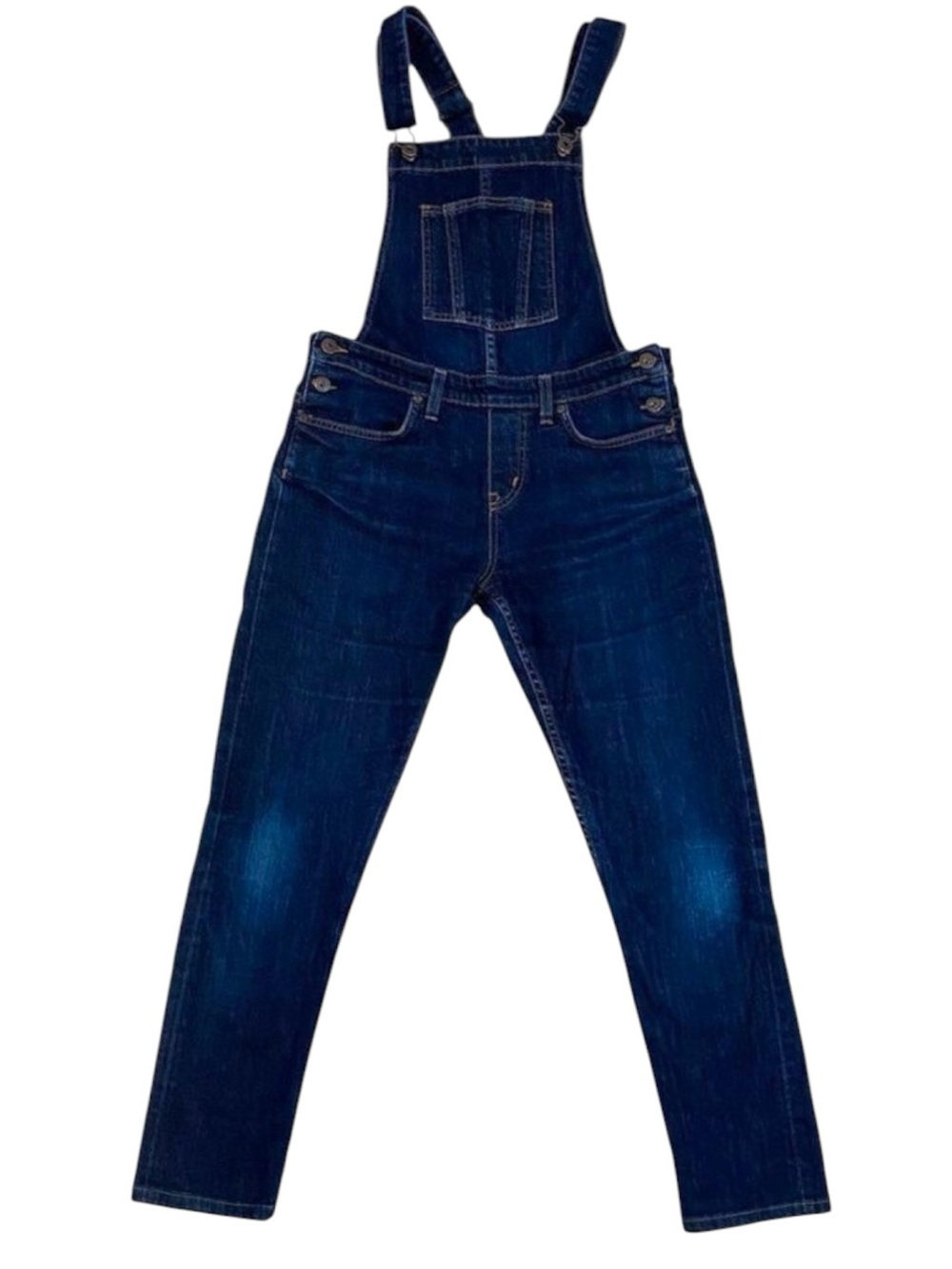 Naked & Famous jeans denim overalls blue denim small or medium